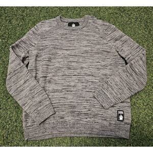 Duluth Alaskan Hardgear Sweater Mens XL Gray Merino Wool Crew Neck Pullover